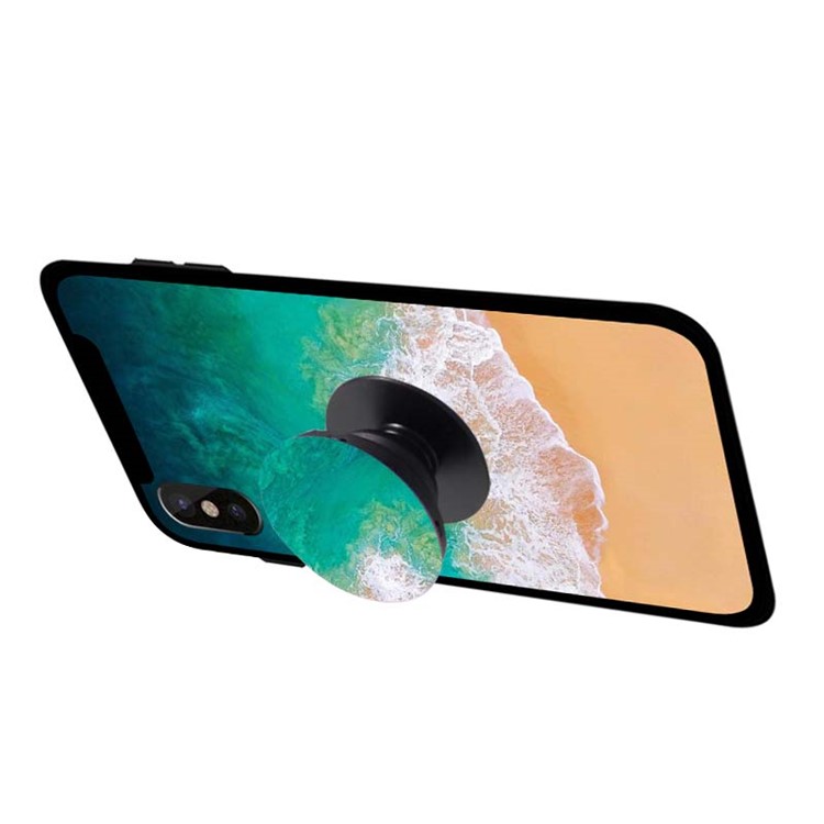 NXE Patterned Mobile Phone Finger Grip Expanding Mount for iPhone Samsung Smartphone - Green Sea-8