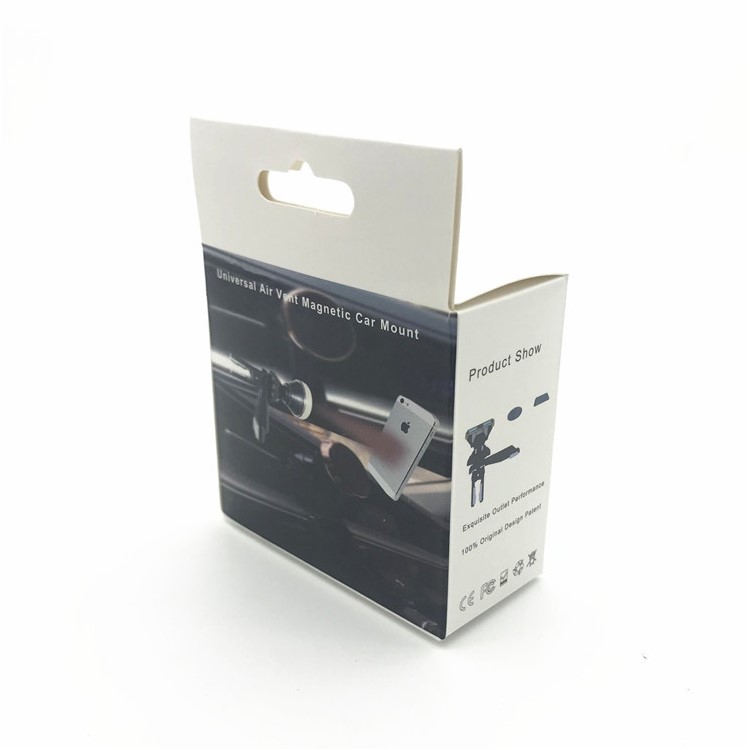 Magnetic 360 Degree Rotation Car Air Vent Mount for iPhone Samsung Huawei - Silver-13