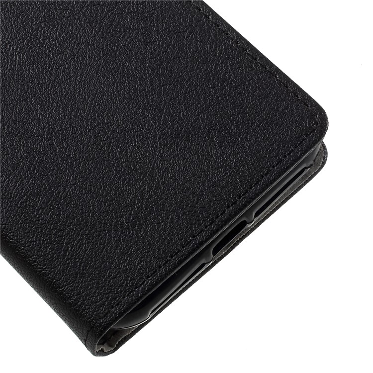 Wallet Stand PU Leather Protective Case for ZTE Blade A6 - Black-7
