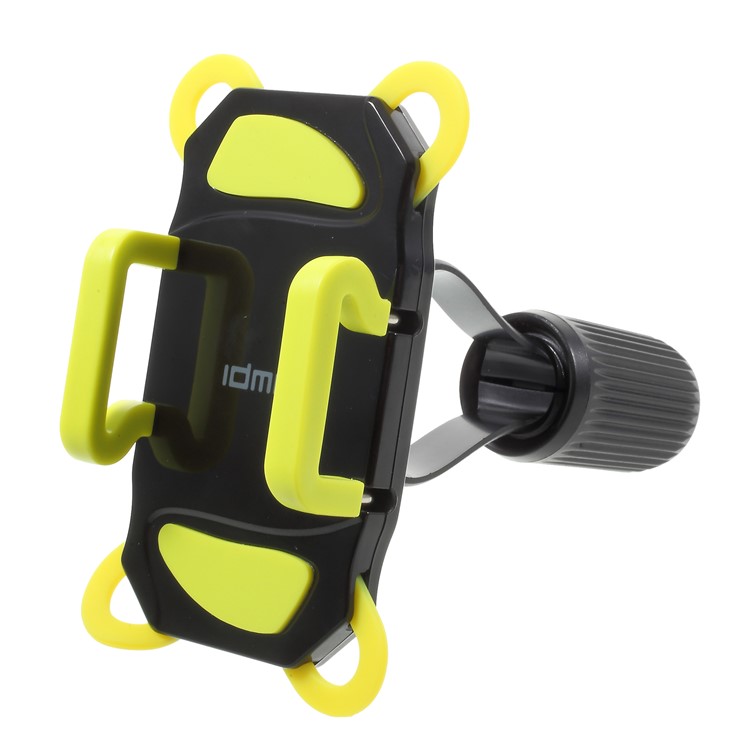IDMIX DM05 Universal Bicycle Bike Mount Phone Holder with Elastic Secure Strap for iPhone X Etc. Clamp Width: 4-10cm-11