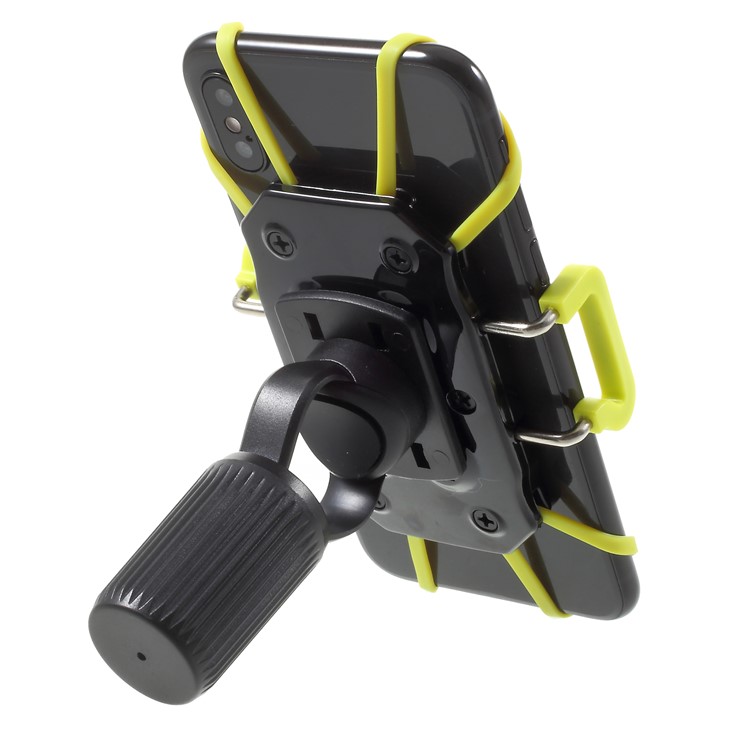 IDMIX DM05 Universal Bicycle Bike Mount Phone Holder with Elastic Secure Strap for iPhone X Etc. Clamp Width: 4-10cm-4
