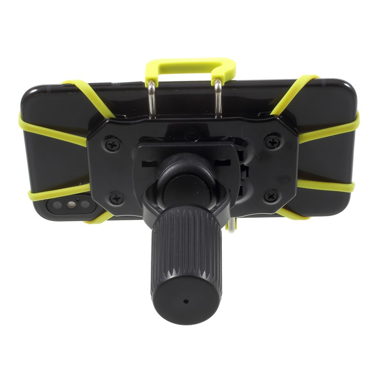 IDMIX DM05 Universal Bicycle Bike Mount Phone Holder with Elastic Secure Strap for iPhone X Etc. Clamp Width: 4-10cm-5