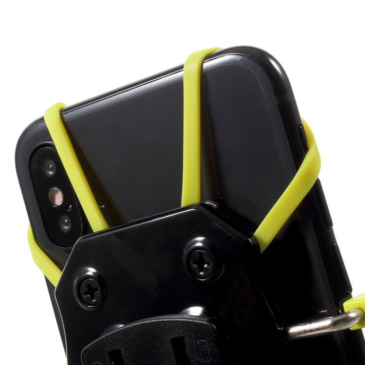 IDMIX DM05 Universal Bicycle Bike Mount Phone Holder with Elastic Secure Strap for iPhone X Etc. Clamp Width: 4-10cm-8