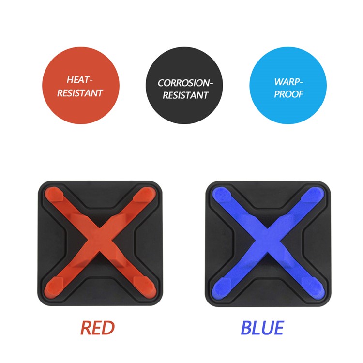 Smartphone Silicone Desktop Bracket Anti-slip GPS Car Stand Holder for iPhone Samsung Huawei - Red-5