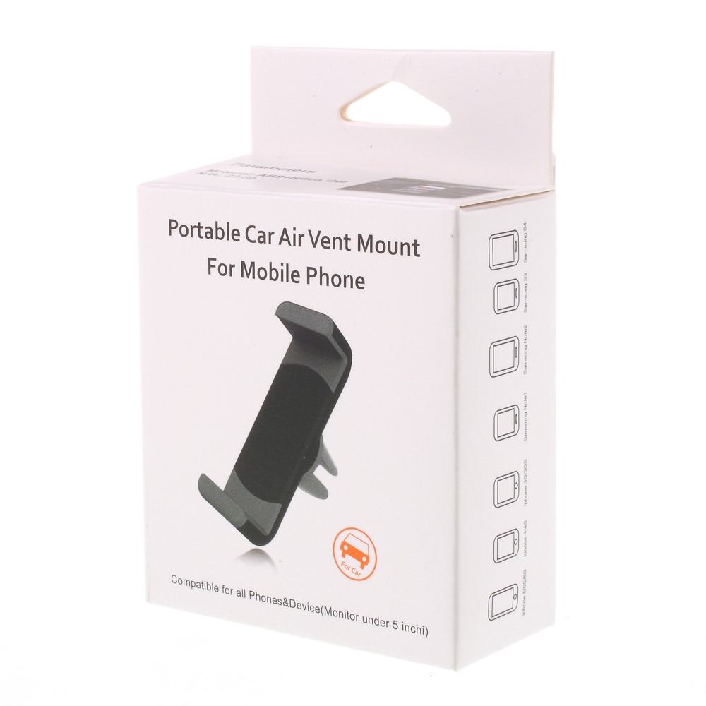 Car Mount Air Vent Holder for iPhone Samsung Sony etc - White-8