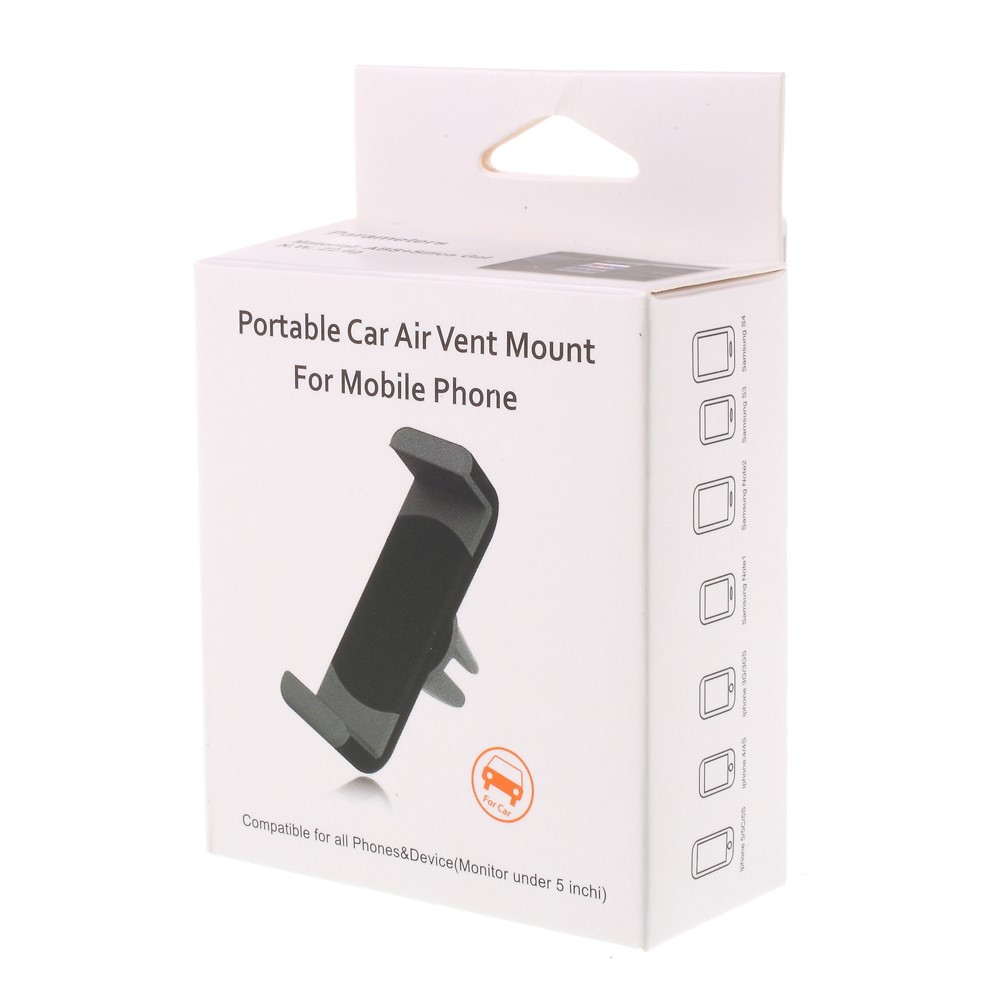 Adjustable Car Air Vent Mount Phone Holder Bracket for iPhone/Samsung/Huawei - White-8