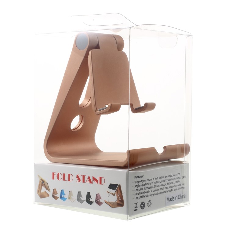 Universal Adjustable Cellphone and Tablet Desktop Holder Stand for iPhone iPad Samsung - Gold Color-6