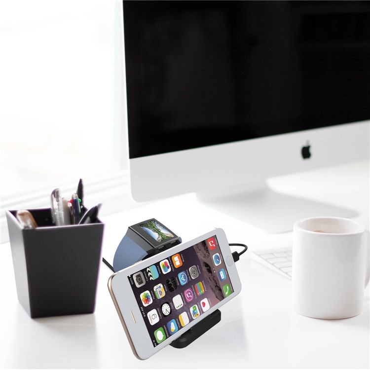 2 in 1 Charging Stand Station for Fitbit Ionic and Universal Smart Phones and Tablets-11