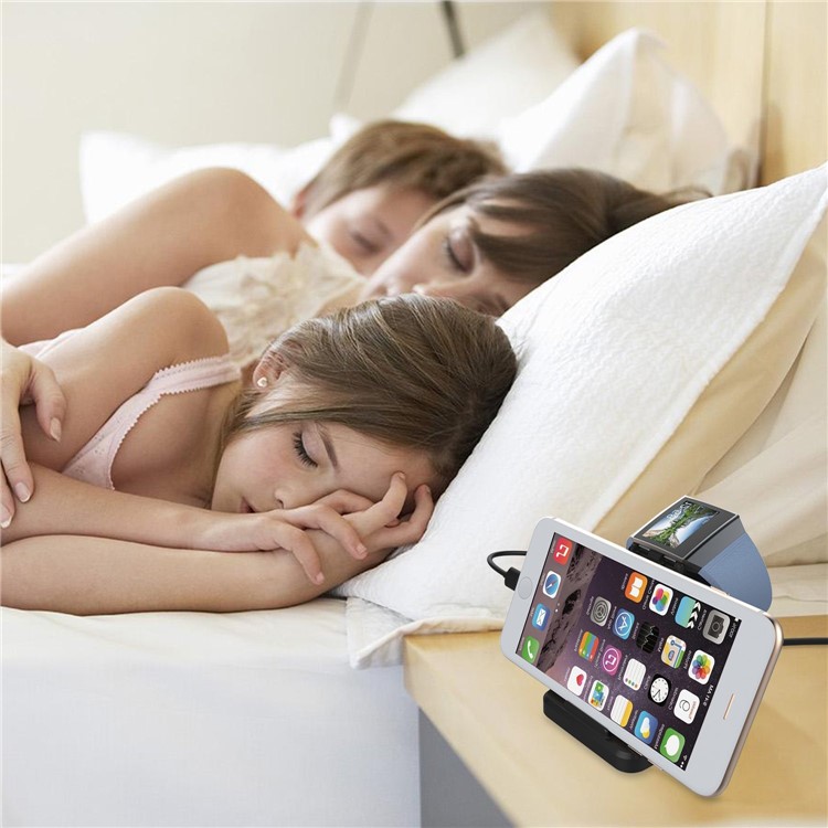 2 in 1 Charging Stand Station for Fitbit Ionic and Universal Smart Phones and Tablets-7