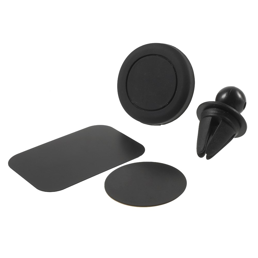 Montagem de telefone de ventilação magnética para iPhone Samsung, etc. - negro-4