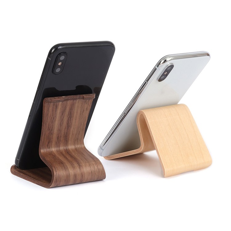 Samdi Creative Double Position Réglage Du Support De Bureau De Bureau Pour IPhone Samsung Etc Smartphone - Café