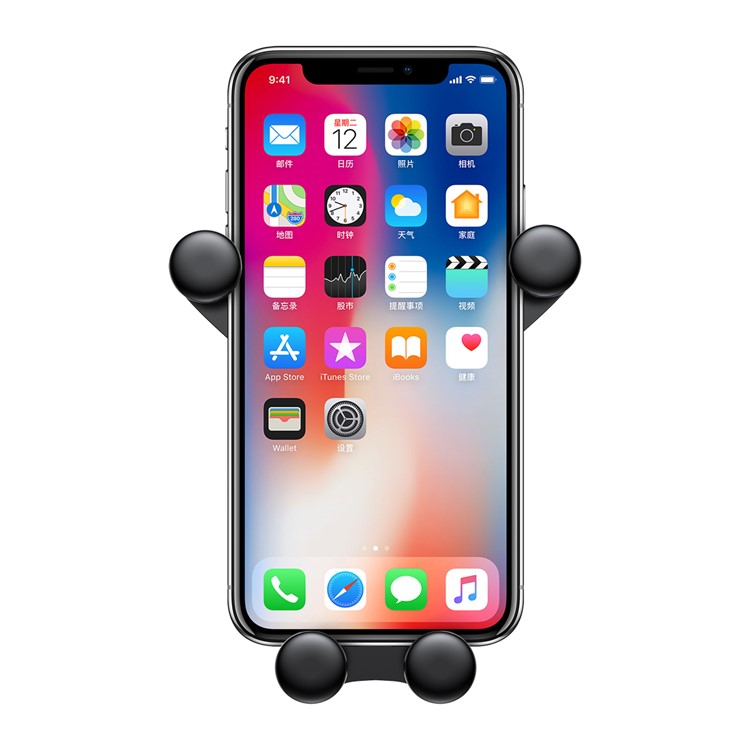 BASEUS Emoji Pattern Gravity Car Air Vent Mount Stand for iPhone Samsung Huawei etc. - Funny Style-2
