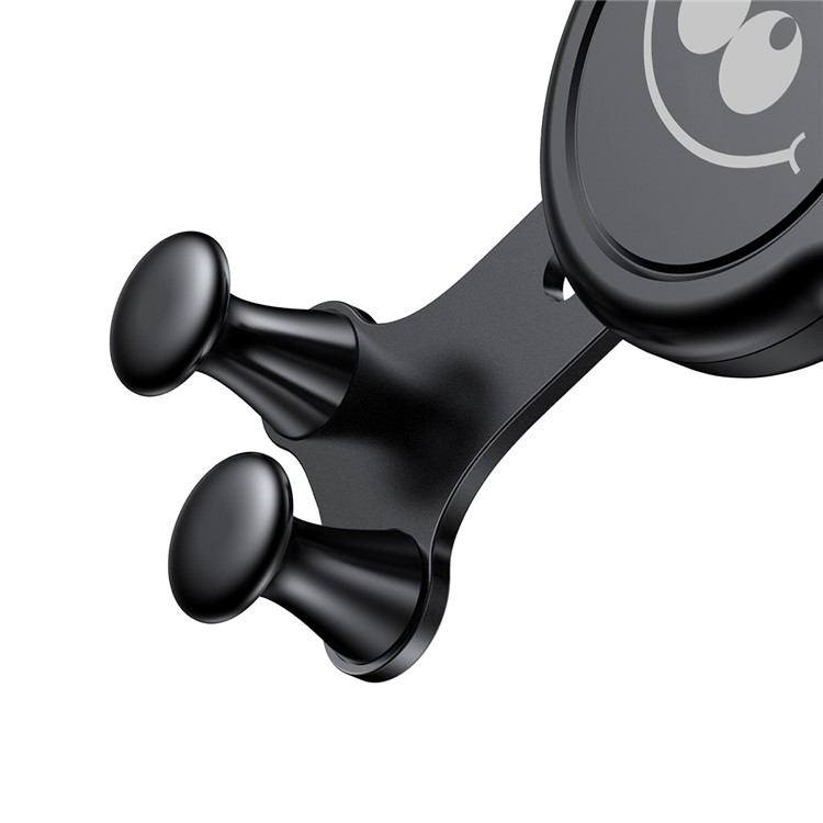 BASEUS Emoji Pattern Gravity Car Air Vent Mount Stand for iPhone Samsung Huawei etc. - Funny Style-6
