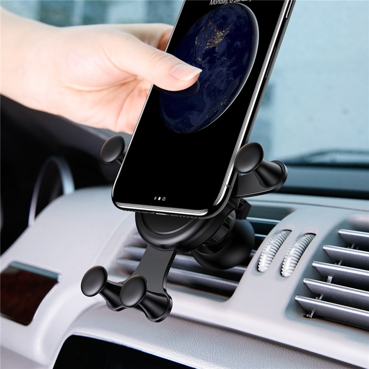BASEUS Emoji Pattern Gravity Car Air Vent Mount Stand for iPhone Samsung Huawei etc. - Funny Style-7
