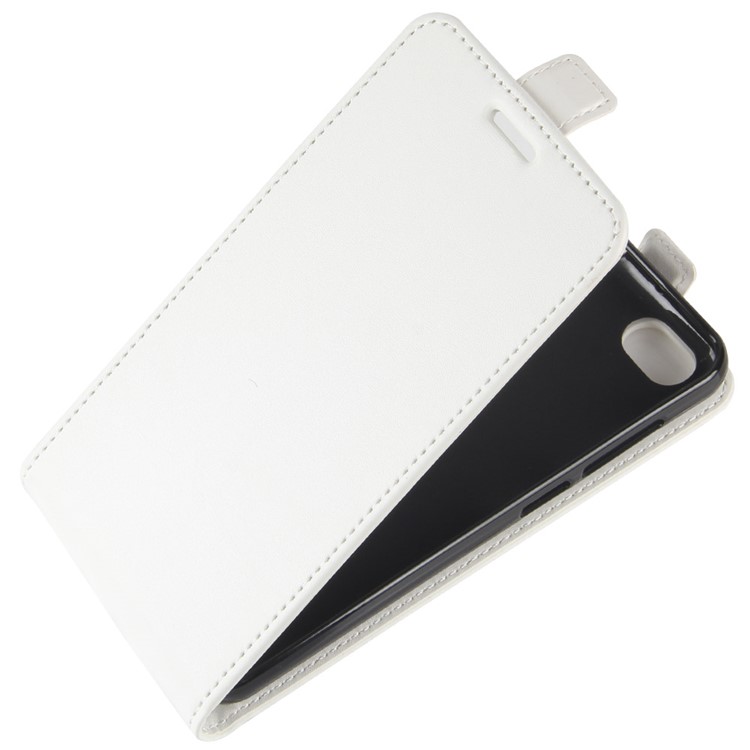 Crazy Horse Texture Vertical Flip Leather Cover with Card Slot for ZTE Blade A6 Lite - White-3