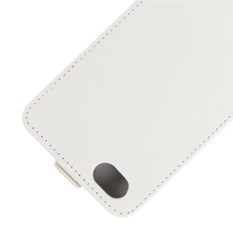 Crazy Horse Texture Vertical Flip Leather Cover with Card Slot for ZTE Blade A6 Lite - White-4
