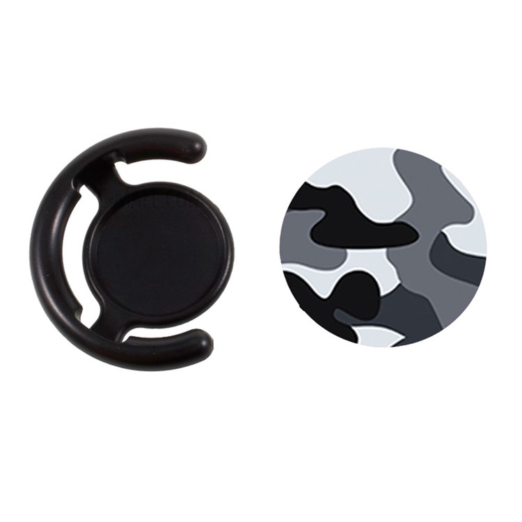 NXE Camouflage Series Finger Grip Expanding Mount for iPhone Samsung Smartphone - Grey-4