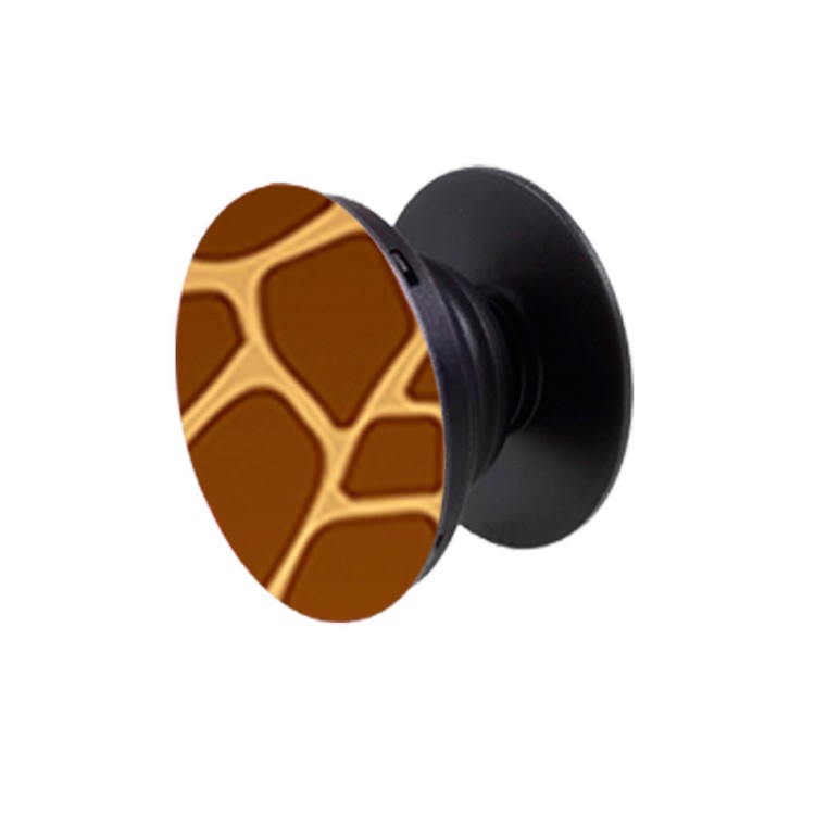 NXE Mobile Phone Finger Grip Expanding Mount for iPhone Samsung Smartphone - Giraffe Texture-11