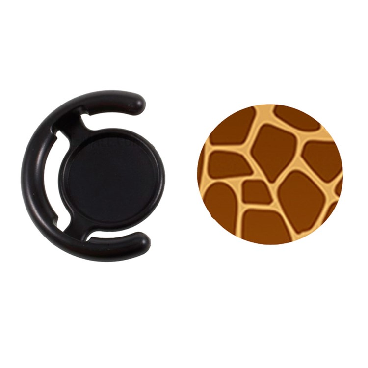 NXE Mobile Phone Finger Grip Expanding Mount for iPhone Samsung Smartphone - Giraffe Texture-4