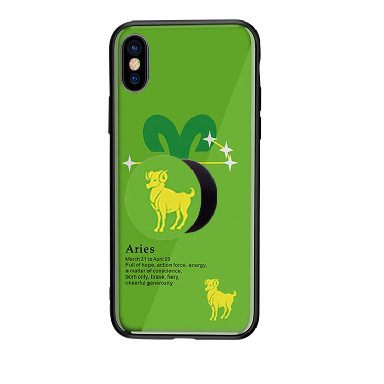 NXE Constellation Series Mobile Phone Finger Grip Expanding Mount for iPhone Samsung Smartphone - Aries-7
