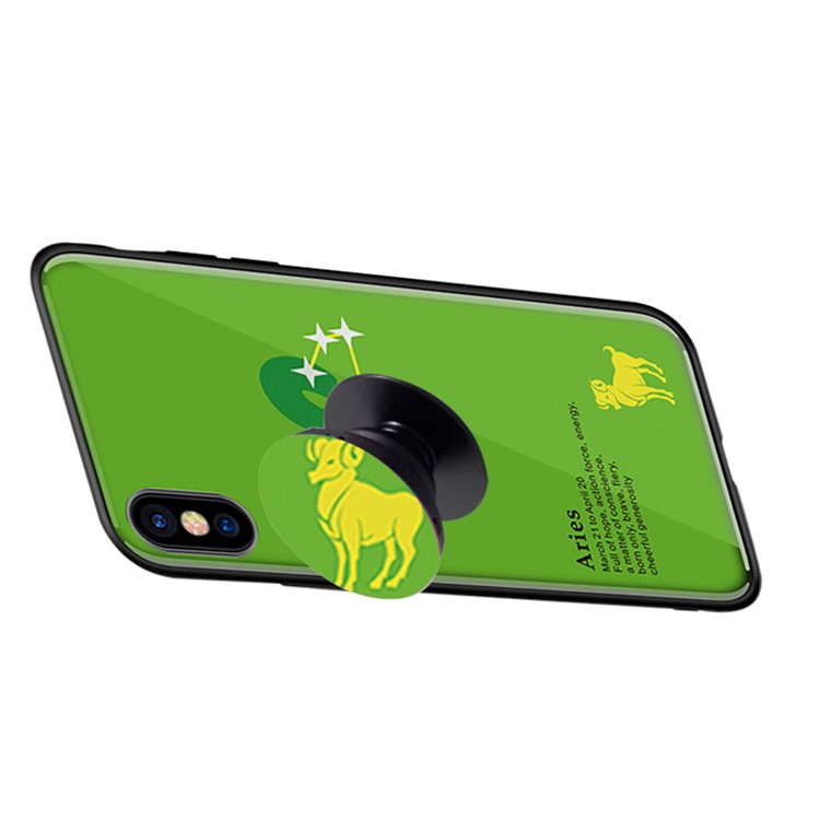 NXE Constellation Series Mobile Phone Finger Grip Expanding Mount for iPhone Samsung Smartphone - Aries-8