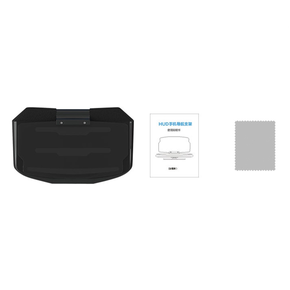5W Qi Wireless Charger + Heads up Car Navigation Image Reflector HUD 2-in-1 Design for iPhone Samsung Huawei-10