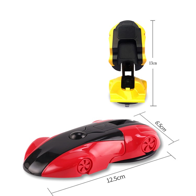 Sports Car Shape Magnetic Car Windshield Suction Cup Mount Holder with 360 Degree Rotation - Red-12