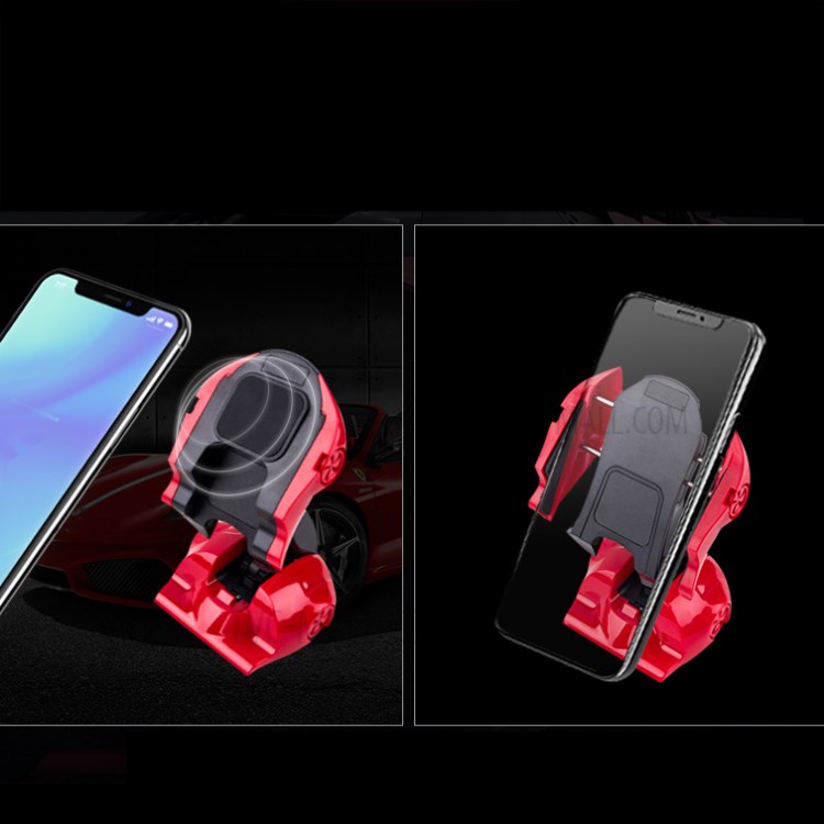 Sports Car Shape Magnetic Car Windshield Suction Cup Mount Holder with 360 Degree Rotation - Red-4