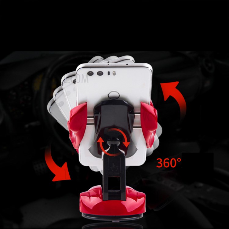 Sports Car Shape Magnetic Car Windshield Suction Cup Mount Holder with 360 Degree Rotation - Red-7