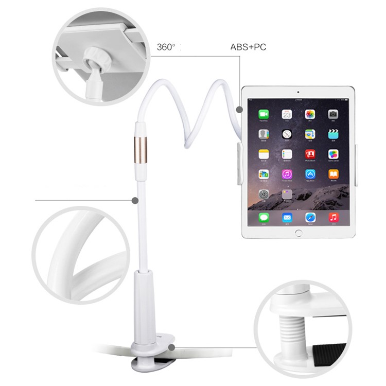 BENKS Universal Creative Rotating Phone Holder for iPhone 6 / 4-10.1 inch Phones / Tablets - White-6