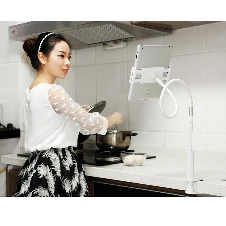BENKS Universal Creative Rotating Phone Holder for iPhone 6 / 4-10.1 inch Phones / Tablets - White-9