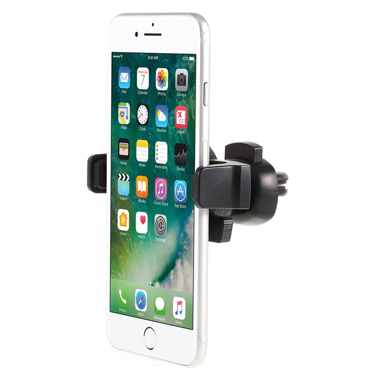 Universal Car Air Vent Mount Holder Stand for iPhone X / Samsung S9, Width: 58-85mm-2