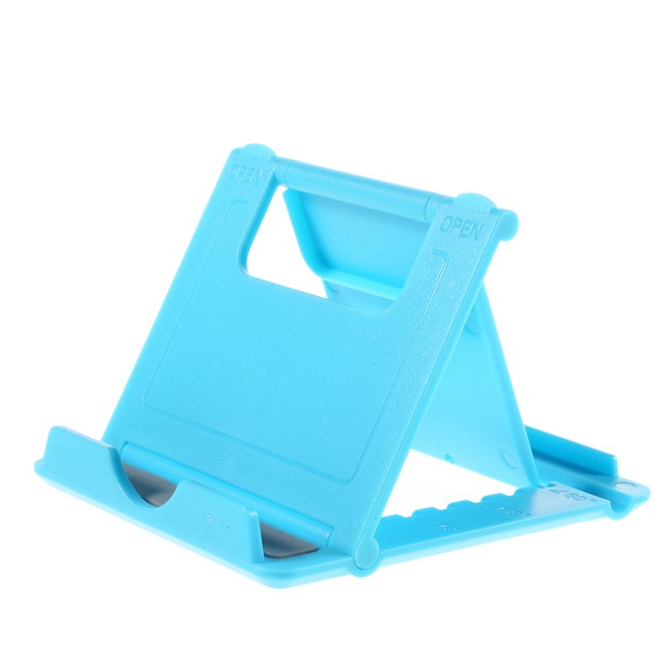 Angle Adjustable Phone Tablet PC Stand Holder for iPhone Samsung iPad etc - Blue-4