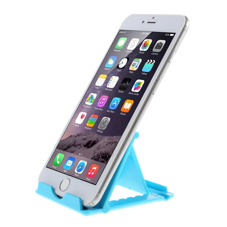 Angle Adjustable Phone Tablet PC Stand Holder for iPhone Samsung iPad etc - Blue-6