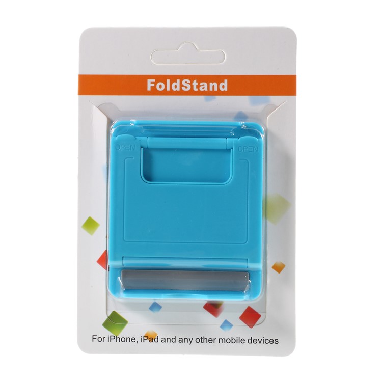 Angle Adjustable Phone Tablet PC Stand Holder for iPhone Samsung iPad etc - Blue-8