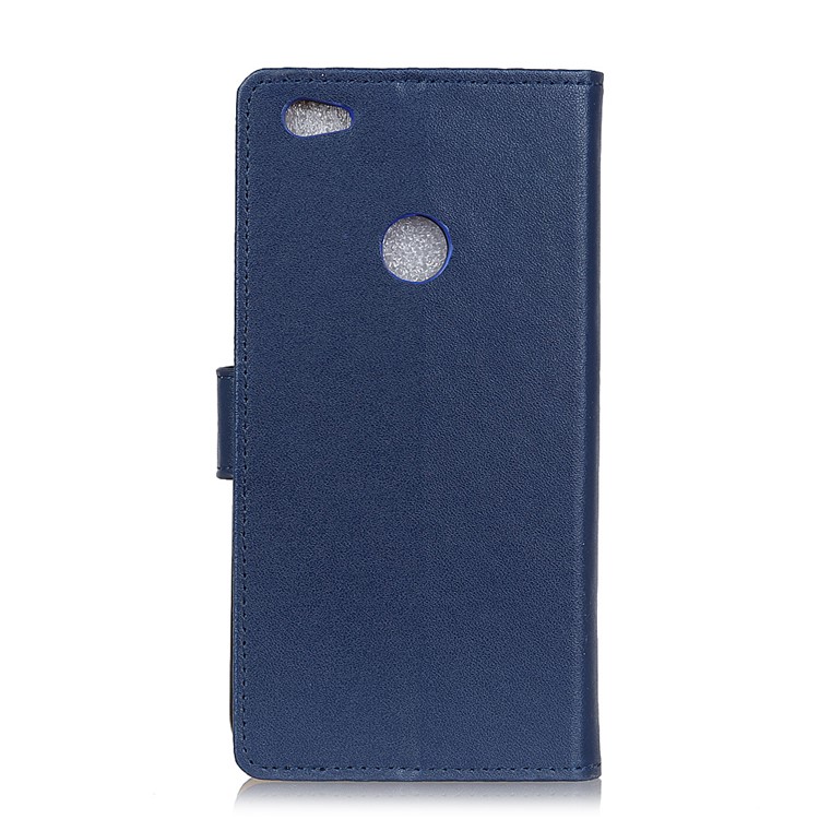 Wallet Stand Flip Leather Protective Phone Cover Case for ZTE Blade A6 Prime - Blue-2