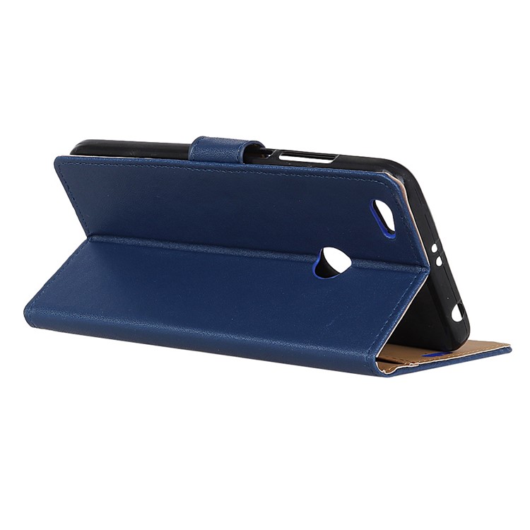 Wallet Stand Flip Leather Protective Phone Cover Case for ZTE Blade A6 Prime - Blue-3
