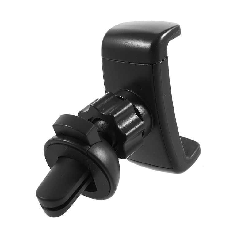 360 Degree Rotary Car Air Vent Smartphone Mount for iPhone Samsung LG etc, Width: 53-83mm - Black-4