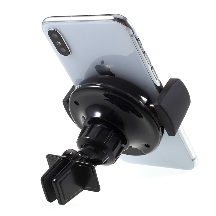 WX-020 360 Degree Rotary Car Air Vent Mount Qi Wireless Charging Holder for iPhone X/8/8 Plus Etc.-3