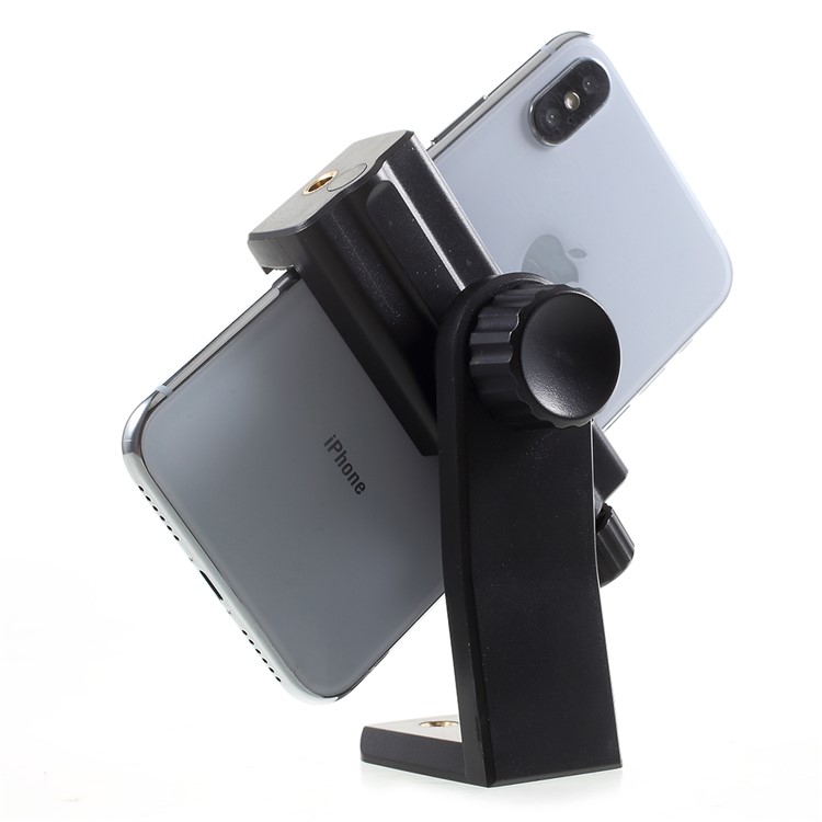 360 Degree Rotary Phone Mount Holder with 1/4 Screw for iPhone Samsung LG etc, Width: 56-105mm-5