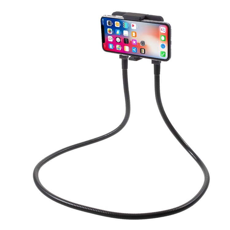 Universal Long Arm Hanging on Neck Mount Holder Lazy Bracket for Phones and Tablets-2
