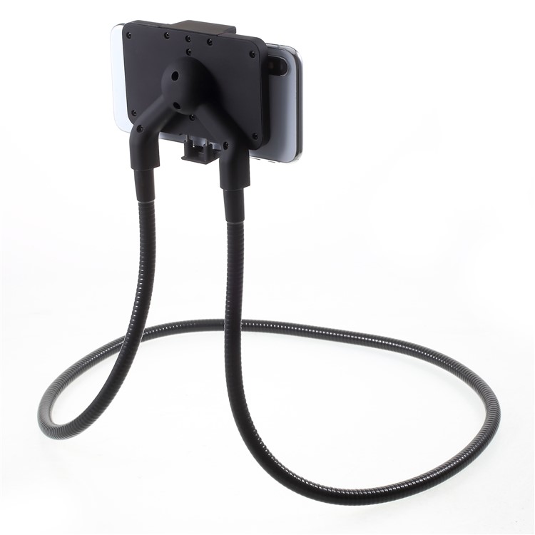 Universal Long Arm Hanging on Neck Mount Holder Lazy Bracket for Phones and Tablets-3