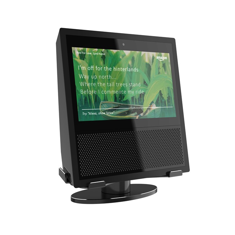 360-degree Rotatable Aluminum Alloy Stand Mount for Amazon Echo Show - Black-4