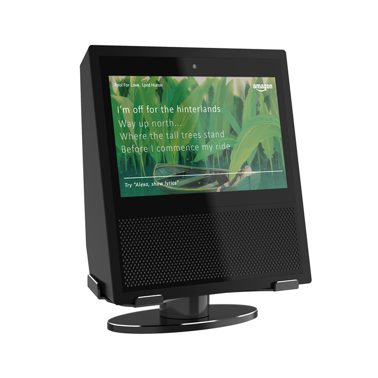360-degree Rotatable Aluminum Alloy Stand Mount for Amazon Echo Show - Black-5