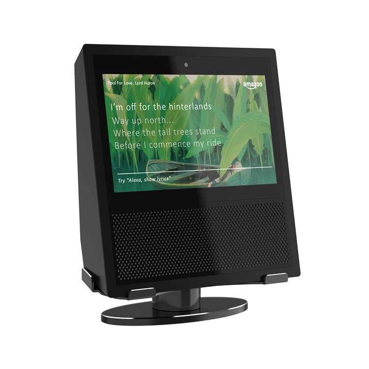 360-degree Rotatable Aluminum Alloy Stand Mount for Amazon Echo Show - Black-8