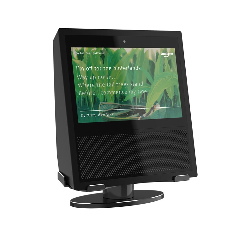 360-degree Rotatable Aluminum Alloy Stand Mount for Amazon Echo Show - Black-9