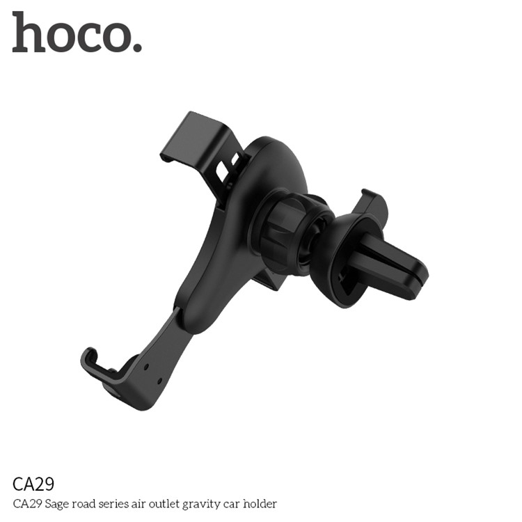 HOCO CA29 Sage Road Series Car Air Outlet Gravity Phone Holder Stand - Black-3