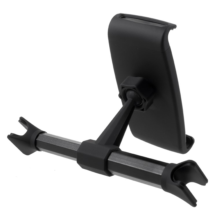 360-degree Rotatable Car Rear Seats Pillow Holder for Smartphones and Tablets - Black-7