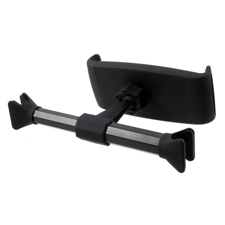 360-degree Rotatable Car Rear Seats Pillow Holder for Smartphones and Tablets - Black-8