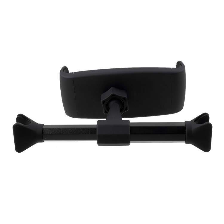 360-degree Rotatable Car Rear Seats Pillow Holder for Smartphones and Tablets - Black-9